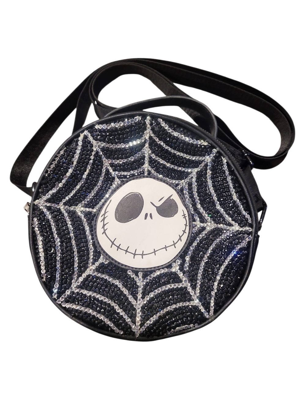 Hand Bedazzled Disney Jack Skellington Crossbody By Buckle-down